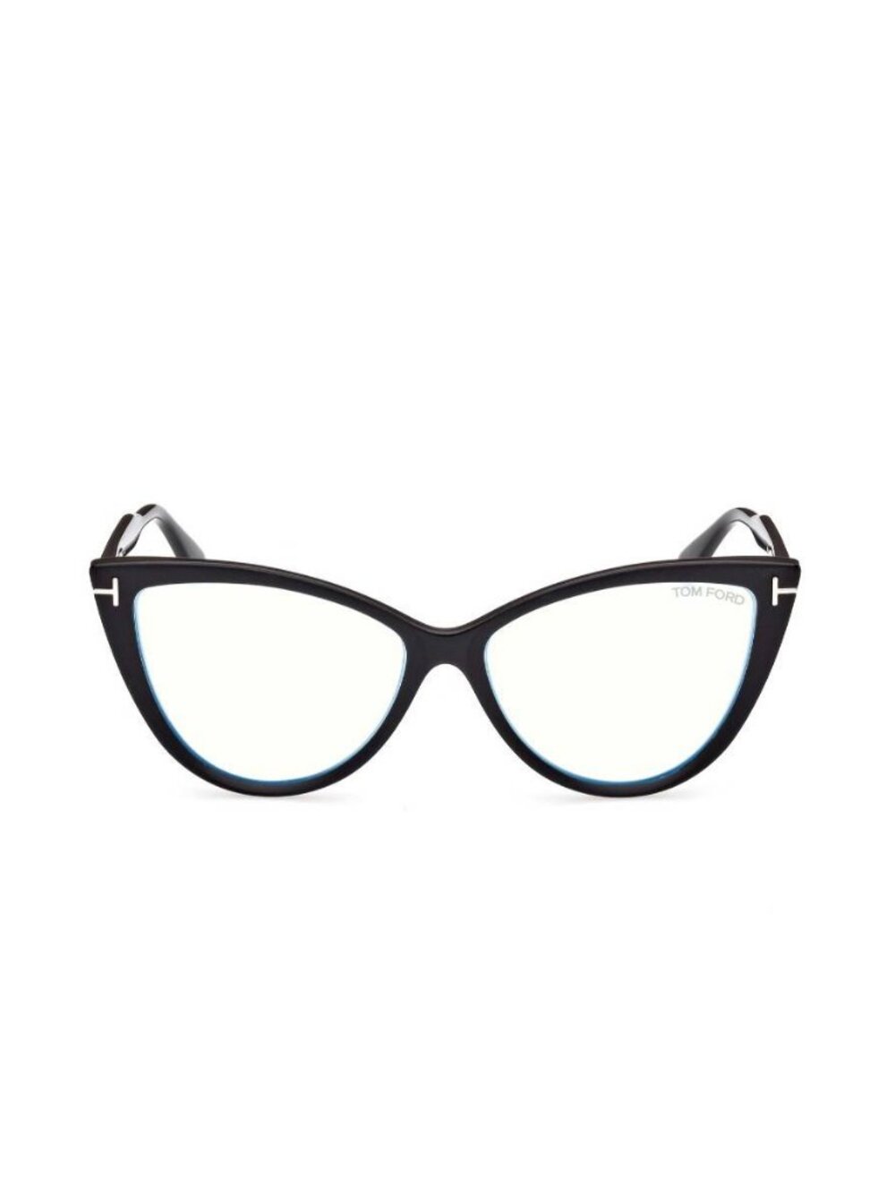 Tom Ford FT5843-B 005 Black Cat Eye Blue Light Glasses - Picture 8 of 8